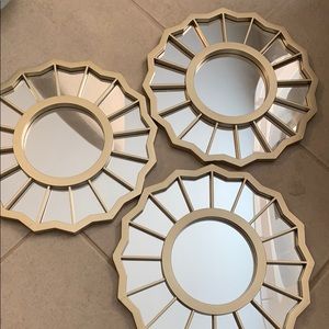 (3) accent mirrors